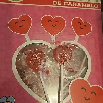 Mini Sucette cœur cerises 🍒 x 1