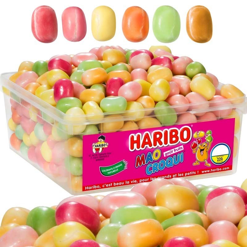 Mao Croqui goût fruits Haribo 100 G