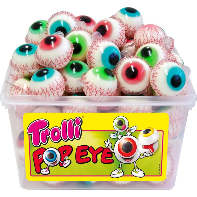 Oeil glotzer Trolli 60g l'unités .