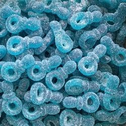 DULCEPLUS Tétines bleues sucré à la Framboise 100g