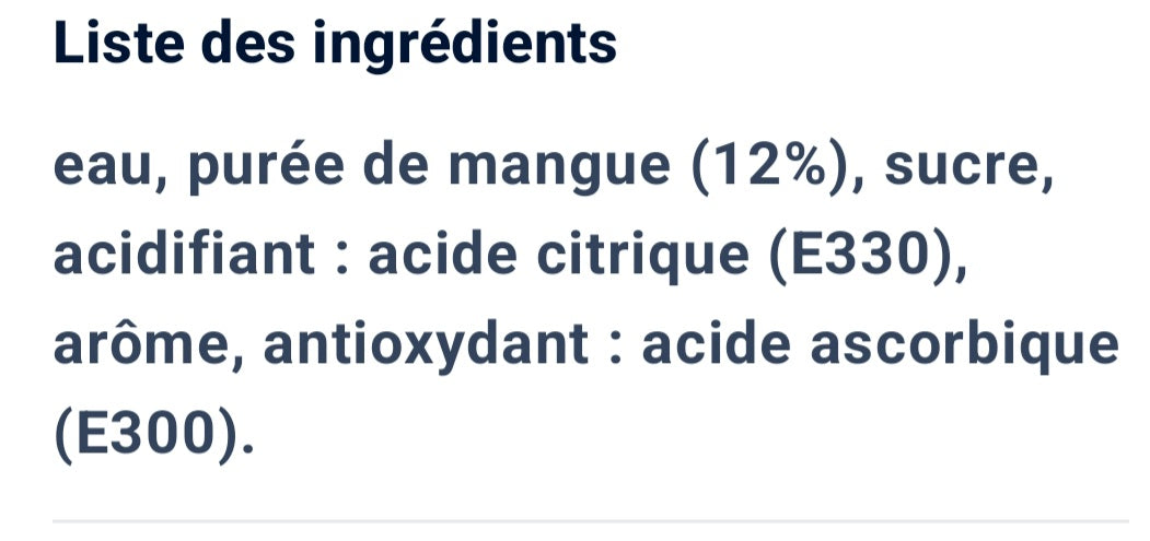 Caraibos Mangue boîte 33 cl l'unité