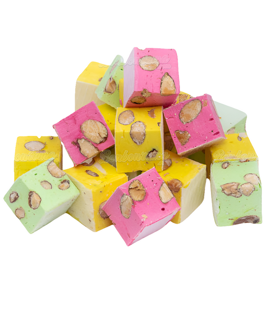 Nouga assorties pistache, fraise,citron X8