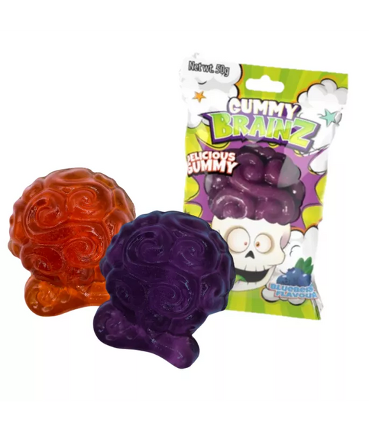 Gummy brainz fraise ,myrtille 50g