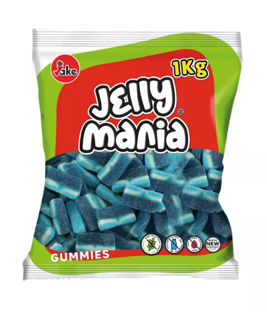 Tranches pastèque bleues Jelly mania 100g